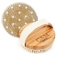 thumbnail image 1 of Natural Bristle Body Brush, Exfoliating Brush Scrub for Dead Skin, Cellulite  Wood Brush for Women, 1 of 8