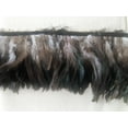 thumbnail image 1 of Natural Bronze Black Feather Trim Rooster Hackle per yard, 1 of 3