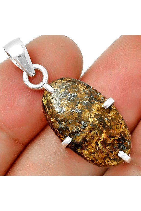 Natural Bronzite 925 Sterling Silver Pendant Jewelry P-1013 SDP132114