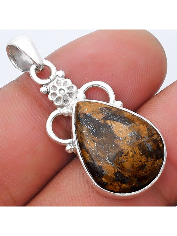Natural Bronzite 925 Sterling Silver Pendant Jewelry P-1220 SDP126904