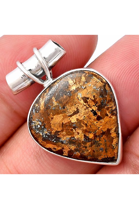 Natural Bronzite 925 Sterling Silver Pendant Jewelry P-1304 SDP142827