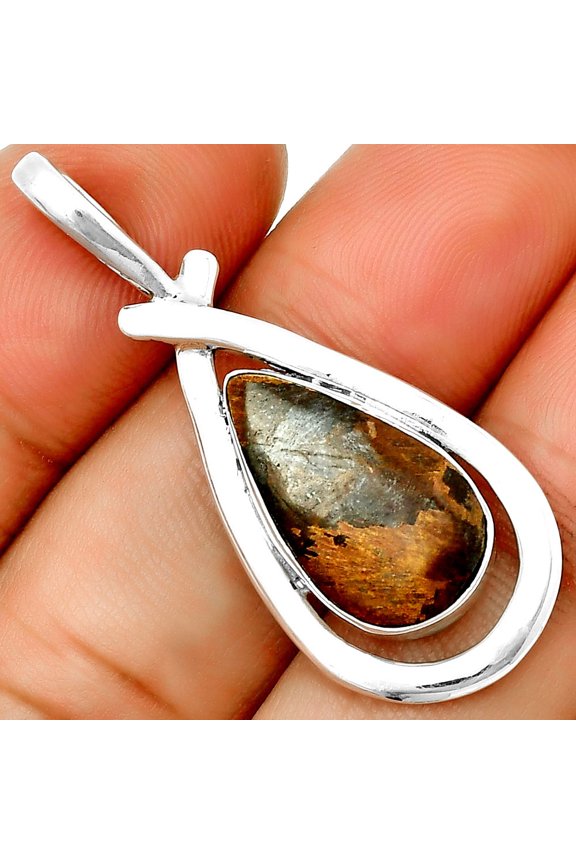 Natural Bronzite 925 Sterling Silver Pendant Jewelry P-1314 SDP132211