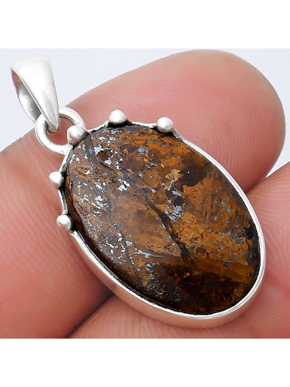 Natural Bronzite 925 Sterling Silver Pendant Jewelry P-1349 SDP126969