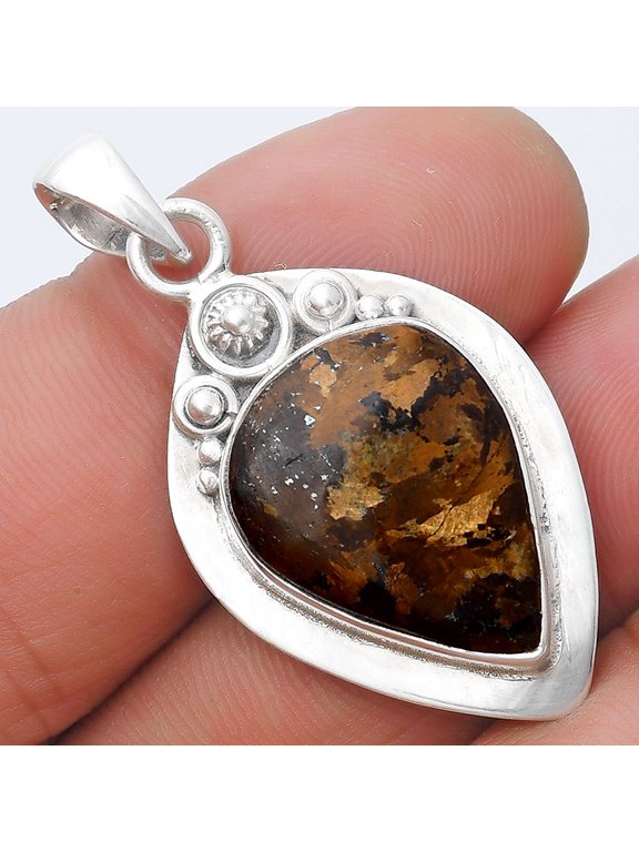Natural Bronzite 925 Sterling Silver Pendant Jewelry P-1350 SDP126964