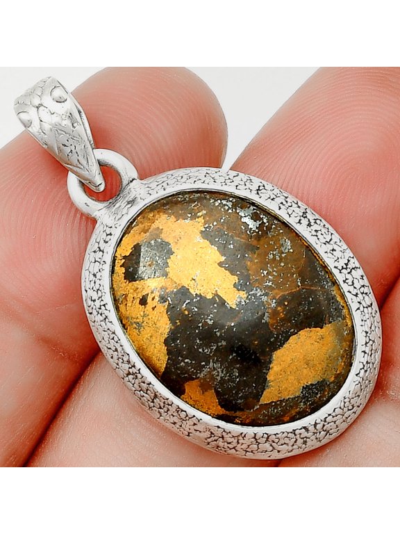 Natural Bronzite 925 Sterling Silver Pendant Jewelry P-1538 SDP131695