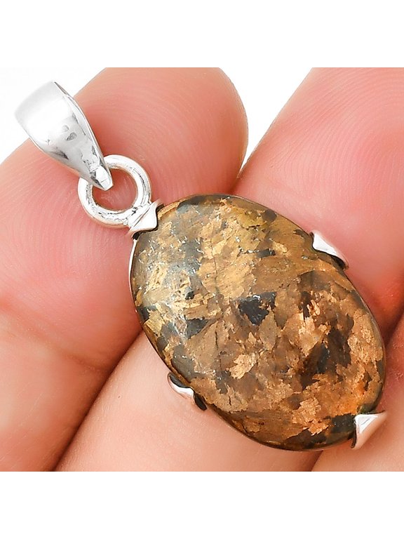 Natural Bronzite 925 Sterling Silver Pendant Jewelry P-1548 SDP130969