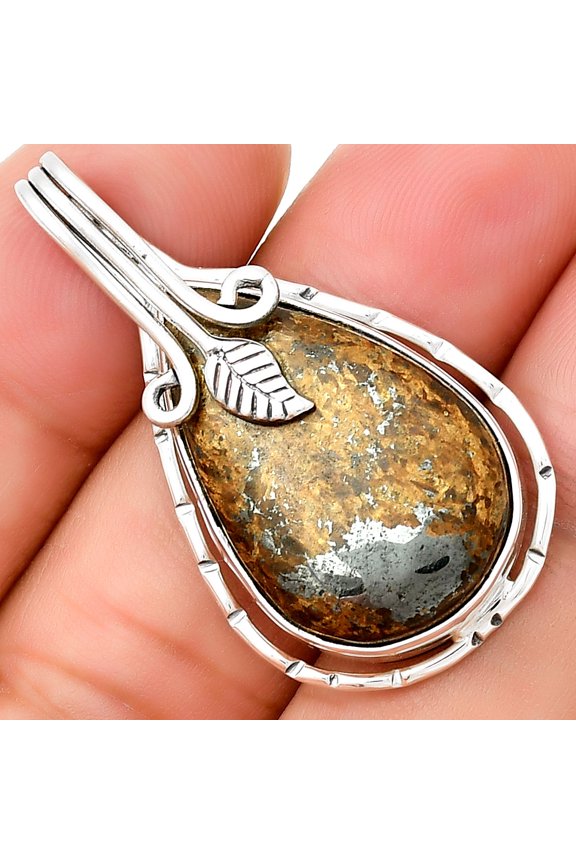 Natural Bronzite 925 Sterling Silver Pendant Jewelry P-1643 SDP131532