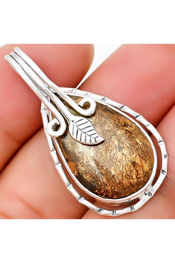 Natural Bronzite 925 Sterling Silver Pendant Jewelry P-1643 SDP131544