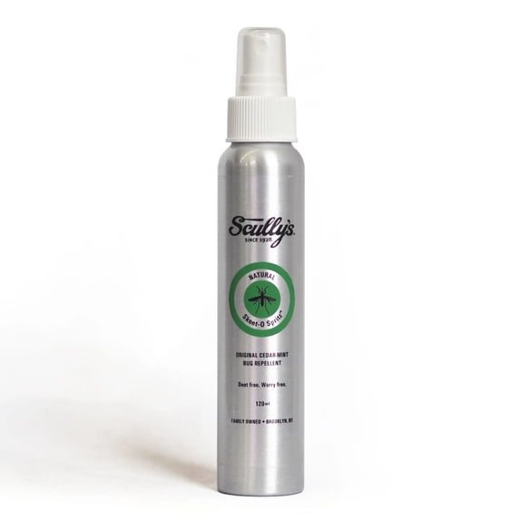 Natural Bug Spray by Scully’s Wonderful Stuff in Scullys Skeet-O Spritz for Mosquito Insects, Safe for Kids, Chemical & Aluminum Free, Spray Bottle 4 Oz