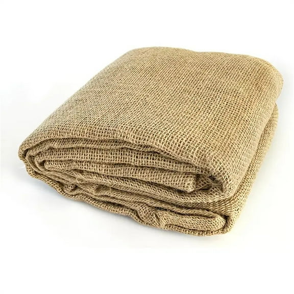 Natural Burlap Fabric Roll, Eco-Friendly Jute Material for Crafts, Gardening, Wedding Decorations, and Home Projects, 40 Inches x 10 Yards
