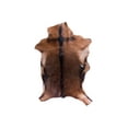 thumbnail image 1 of Natural Classic Calfskin Throw Rug | Norman tan | 2'x3', 1 of 3