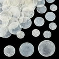 thumbnail image 1 of Natural Capiz Shell Charms Flat Round Shell Pieces Seashell Connector Charms with Hole for DIY Craft, 1 of 9