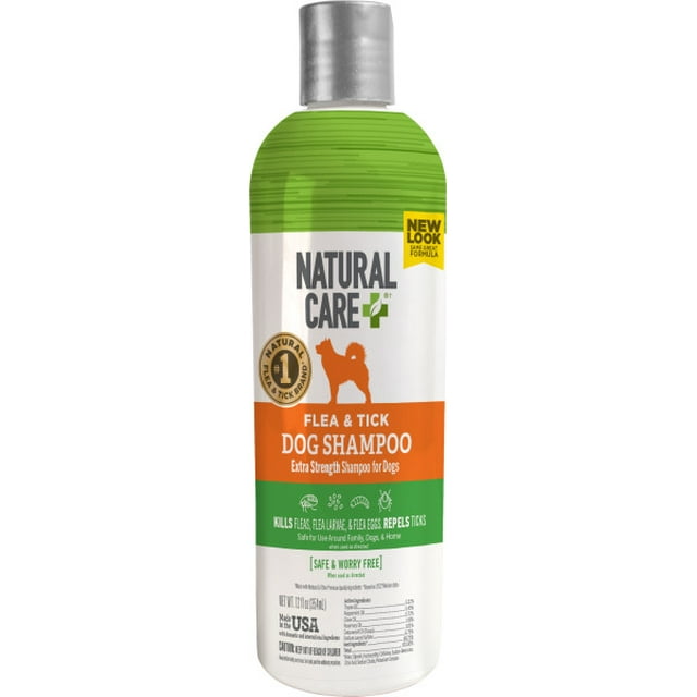 Natural Care Flea and Tick Dog Shampoo 12oz.