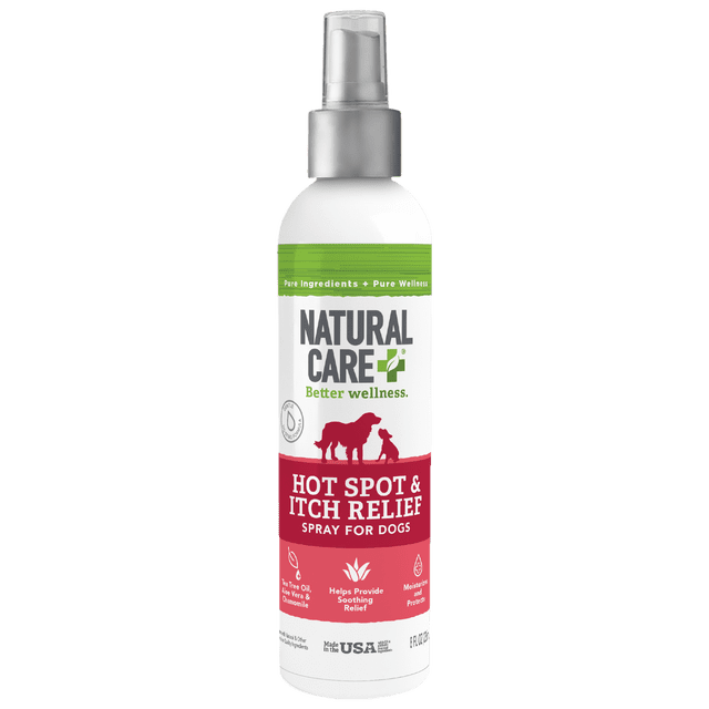 Natural Care Hot Spot and Itch Relief Spray for Dogs, 8 Ounces