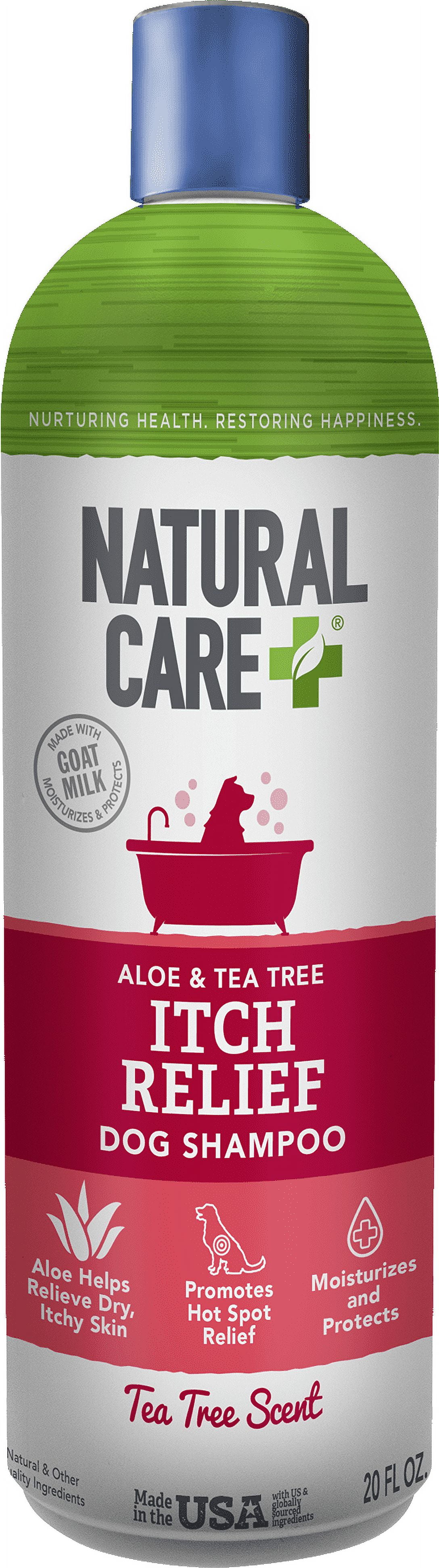 Natural Care Itch Relief Shampoo for Dogs - Tea Tree Scent - 20oz.