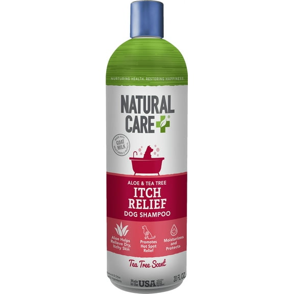 Natural Care Itch Relief Shampoo for Dogs - Tea Tree Scent - 20oz.