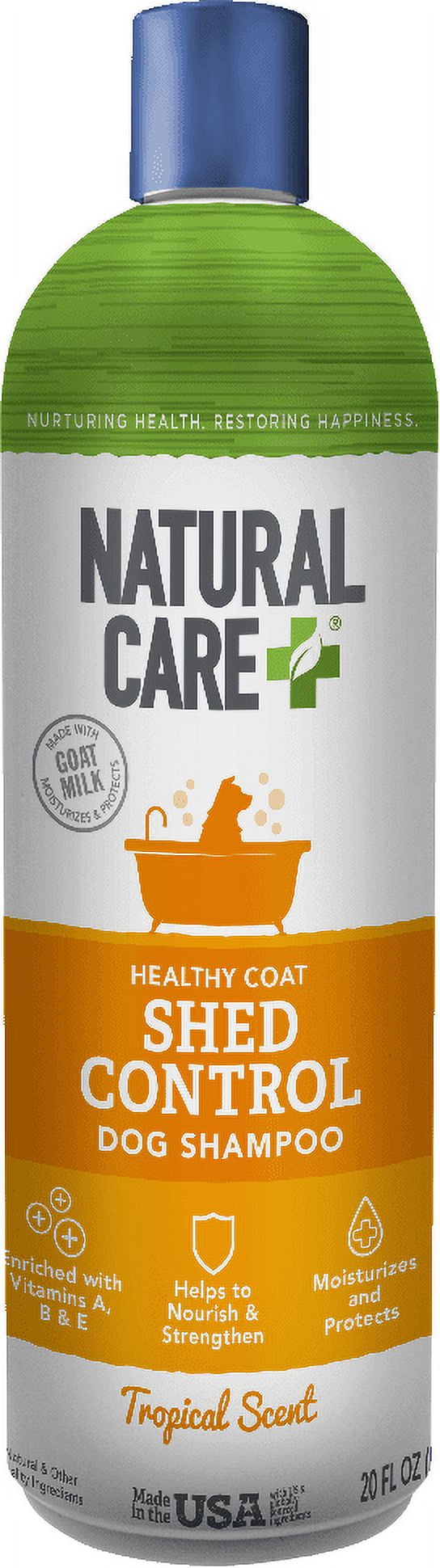 Natural Care Shampoo For Dogs Shed Control Dog Shampoo 20 Fluid Ounces