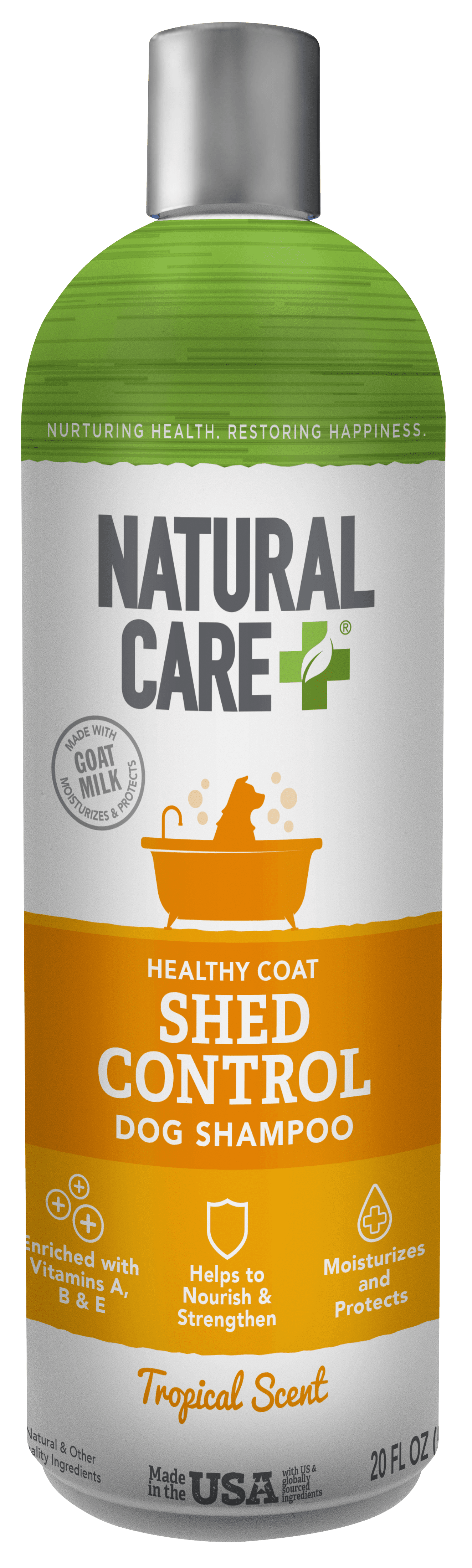 Natural Care Shampoo For Dogs Shed Control Dog Shampoo 20 Fluid Ounces
