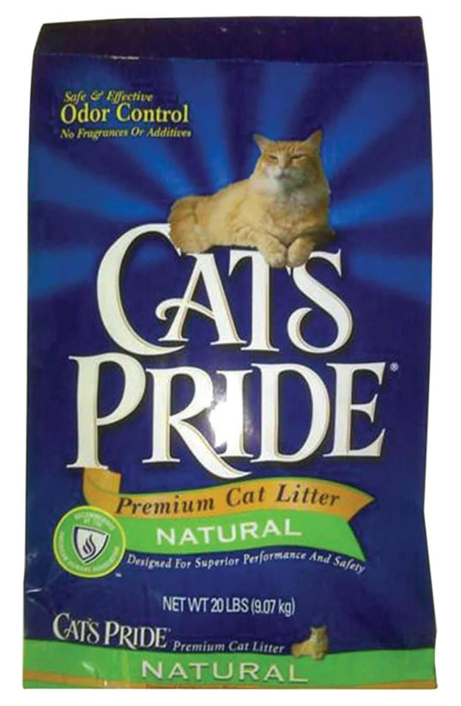 Natural Cat Litter, 20 lb. bag No Color No Size
