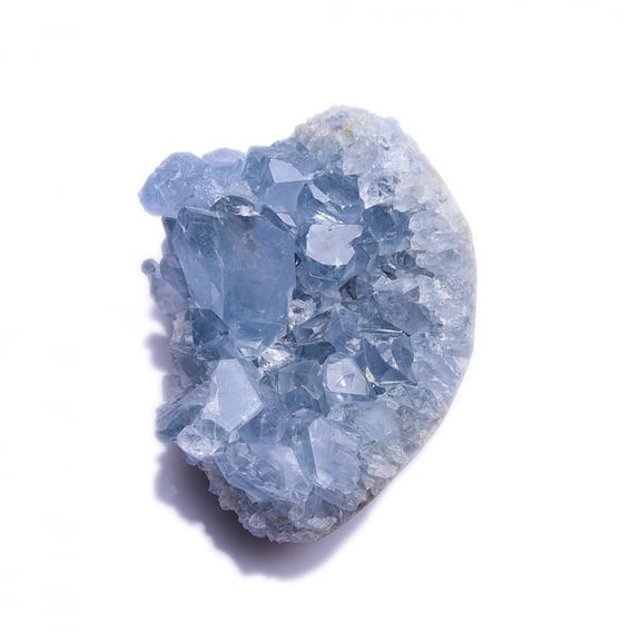 Natural Celestite/Celestine Crystal Cluster | Heavenly Blue Raw Geode | 0-50g | Premium Decor, Energy Cleansing, Spiritual Collection