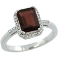 thumbnail image 1 of Natural Certifed 925 Sterling Silver Garnet Gemstone Handamde Ring For Woman And mens Birthstone gift Ring Wedding Gift Ring, 1 of 2