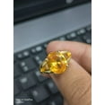 thumbnail image 1 of Natural Certified 7 Ct Yellow Sapphire / Pukhraj 925 Sterling Silver 14K Goldplated Astrological Purpose Ring Handmade Ring For Man & Woman, gift for her, 1 of 5