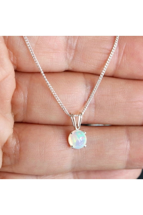 Natural Certified 925 Sterling Silver Gold Plated Black Opal Gemstone Pendant Necklace Trending Gift Jewelry Halloween Gift