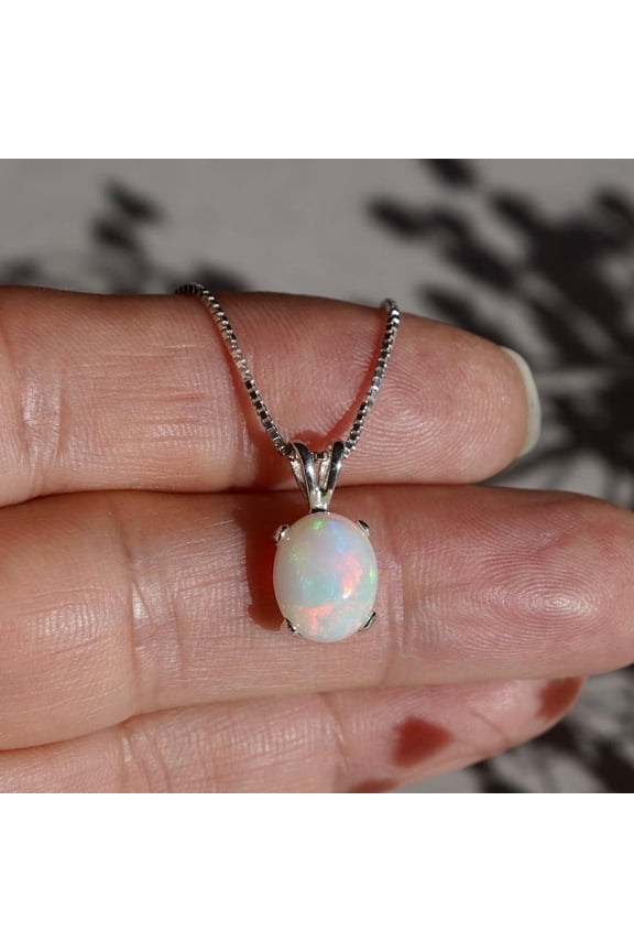 Natural Certified 925 Sterling Silver Gold Plated Black Opal Gemstone Pendant Necklace Trending Gift Jewelry Halloween Gift