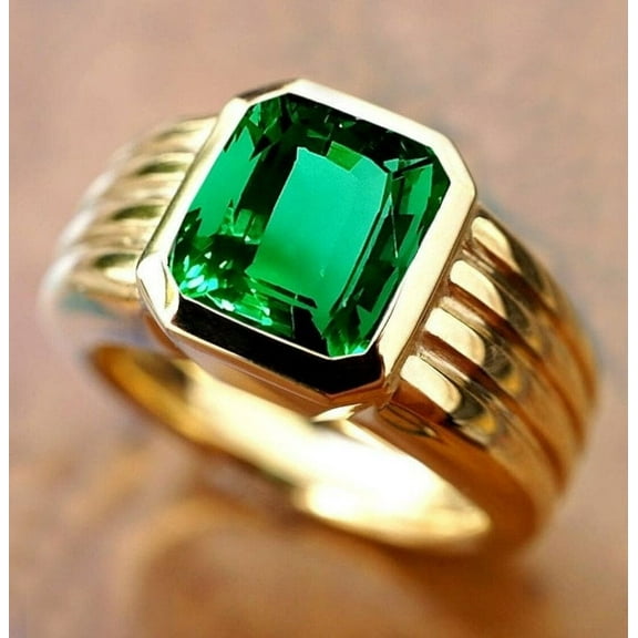 Natural Certified Emerald / Panna Gemstone Ring For Woman And Men's Ring May Birthstone Gift Ring Personalized Gifts For Dad Gift For Her