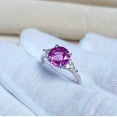 thumbnail image 1 of Natural Certified Pink Sapphire Wedding Engegamnet Ring For Woman Handamde Ring Birthstone Ring Promise Ring Woman Gift For Her, 1 of 3