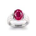 thumbnail image 1 of Natural Certified Ruby Manik Gemstone 925 Sterling Silver Ring for Men & Women Birthstone Gift Ring, 1 of 3