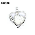 thumbnail image 1 of Natural Chakra Love Heart Crystal Stone Quartz Pendant Necklace Jewelry Healing, 1 of 7