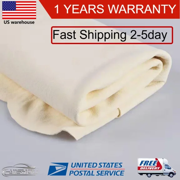 Natural Chamois Leather Car Cleaning Shammy Towel, Extra Absorbent 60X90Cm New