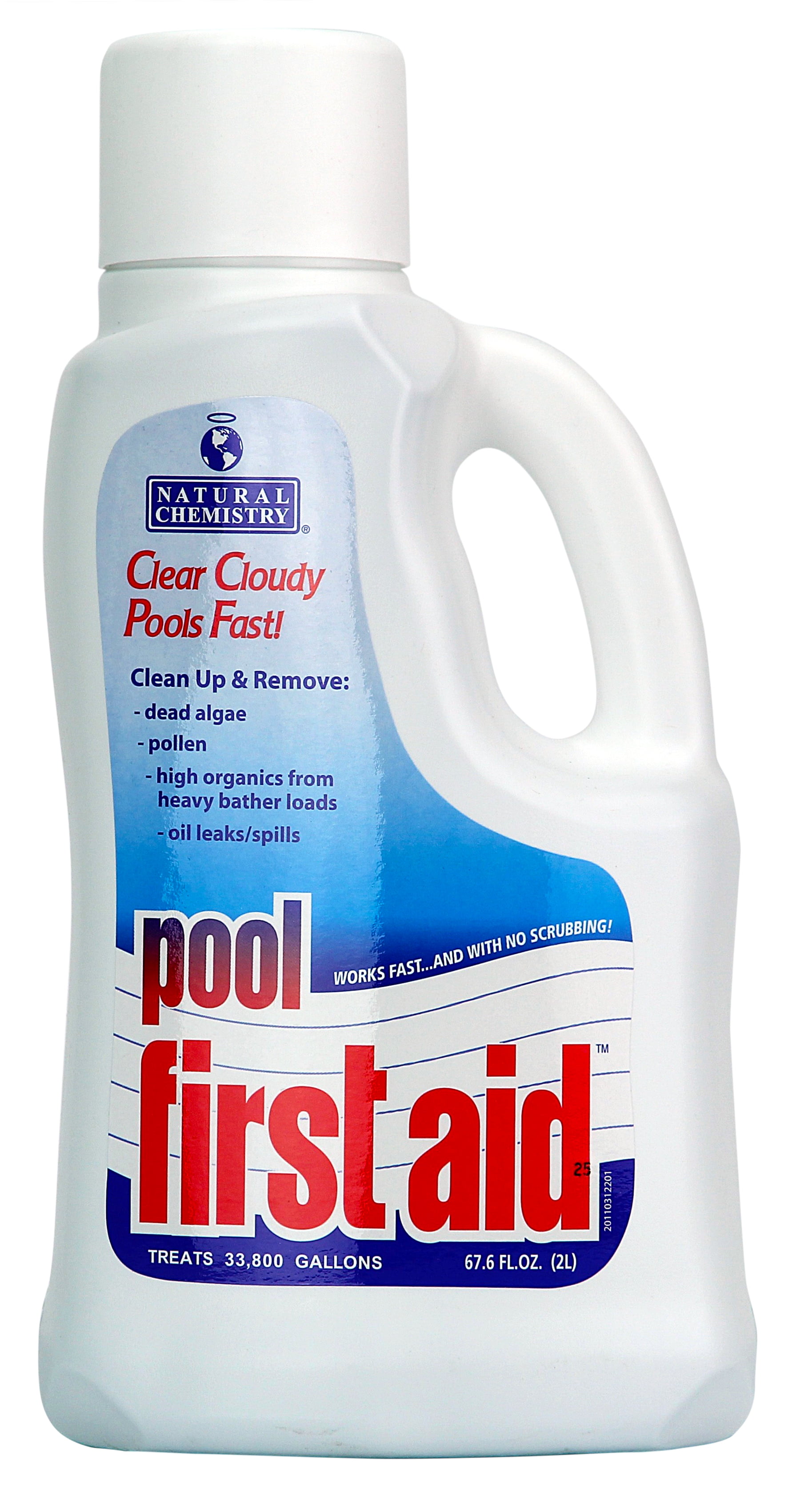 Natural Chemistry 03122 Pool First Aid Clears Cloudy Swimming Pool Water 2 liter