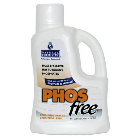 Natural Chemistry 05121 Swimming Pool Spa PHOSfree Phosphate Remover - 3 Liters