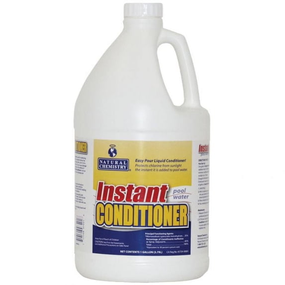 Natural Chemistry Instant Pool Water Conditioner, 1 Gallon, Pack of 4