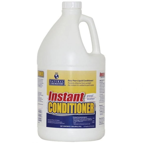 Natural Chemistry Instant Pool Water Conditioner, 1 Gallon, Pack of 4