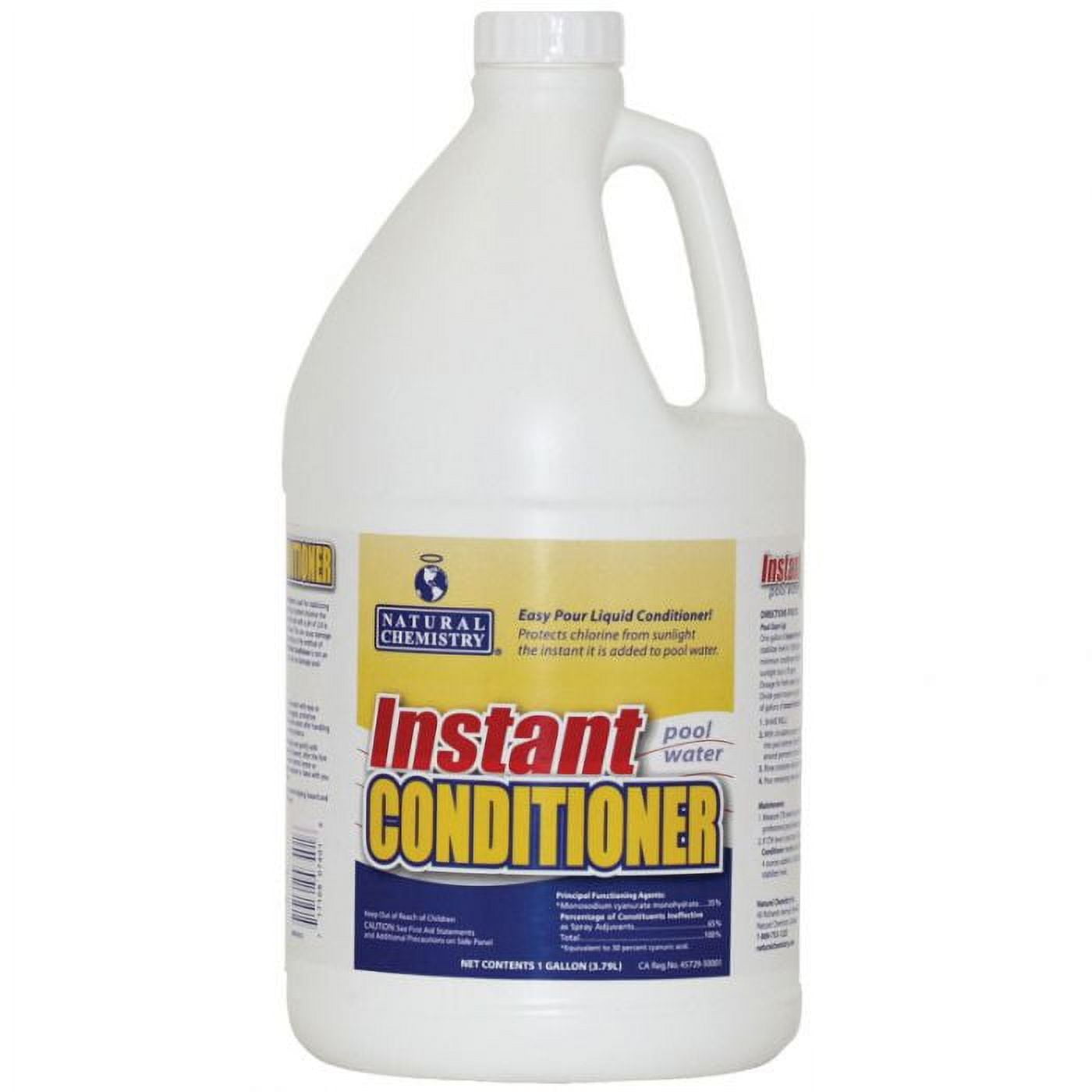 Natural Chemistry Instant Conditioner Chlorine Pool Chemicals, 1 Gal