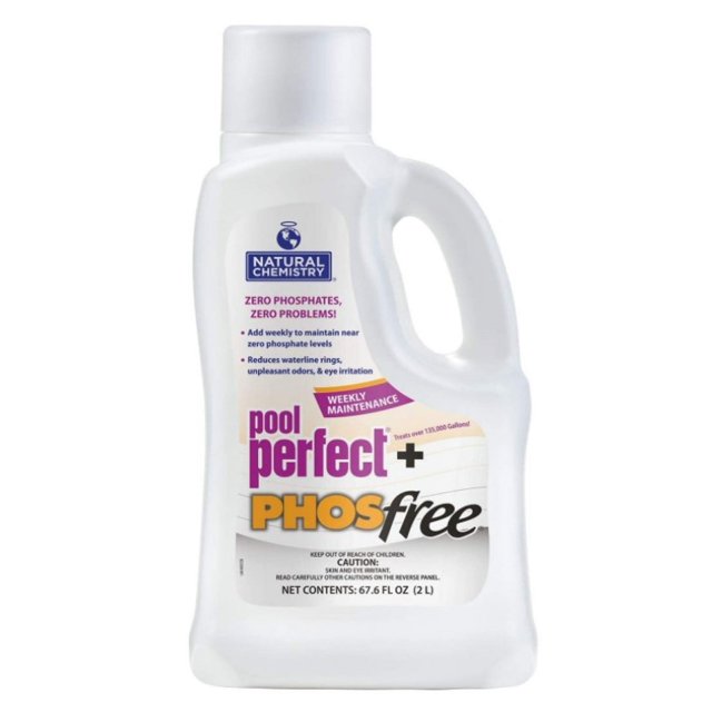 Natural Chemistry PHOSfree Phosphate Remover For Above Ground Pools – 1 Quart