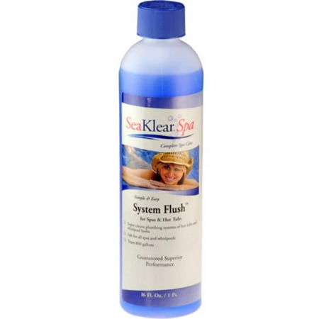 Natural Chemistry Seaklear Spa System Flush Plus (Blue Liquid) 16oz