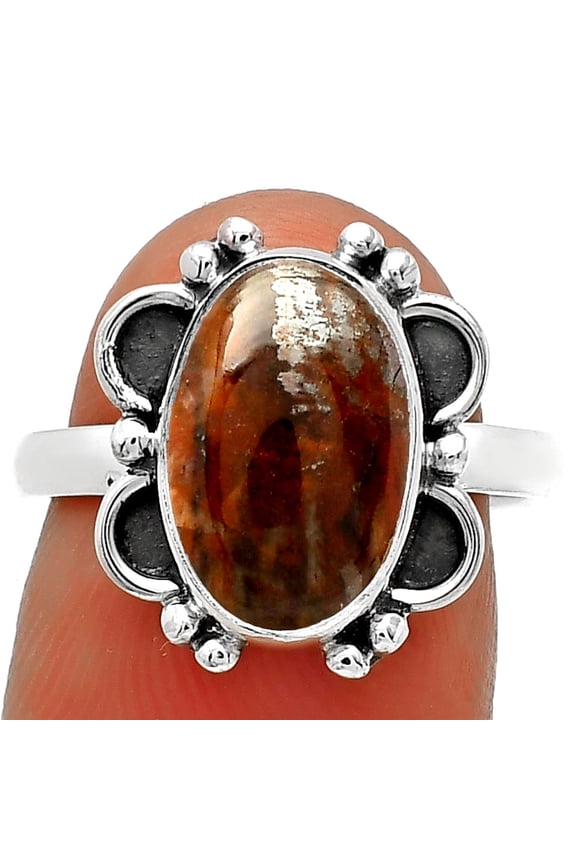 Natural Cherry Creek 925 Sterling Silver Ring s.7 Jewelry R-1103 SDR185301