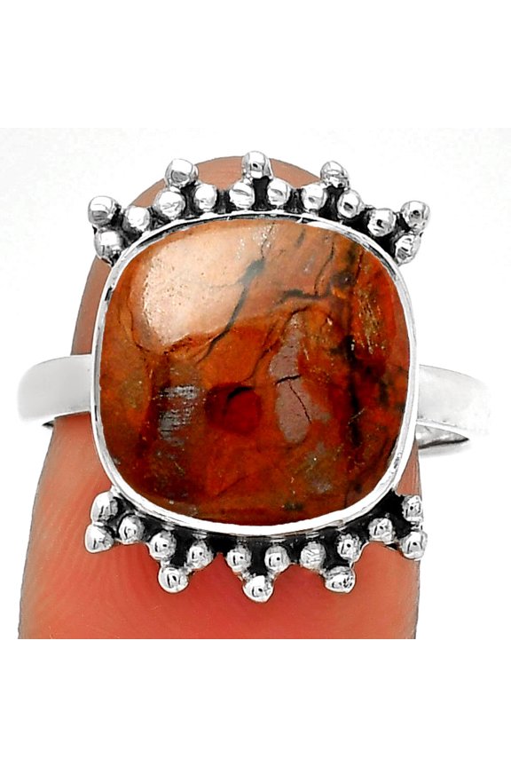 Natural Cherry Creek 925 Sterling Silver Ring s.8.5 Jewelry R-1223 SDR185201