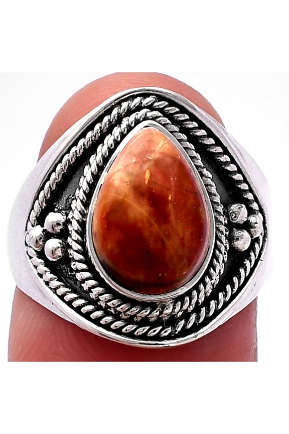 Natural Cherry Creek 925 Sterling Silver Ring s.8 Jewelry R-1312 SDR221669