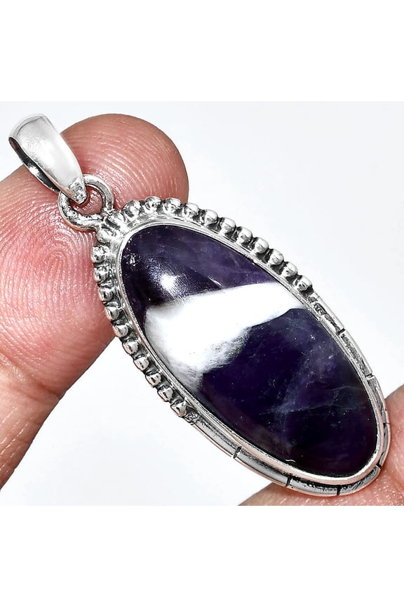 Natural Chevron Amethyst 925 Sterling Silver Pendant Jewelry P-1058 SDP153852