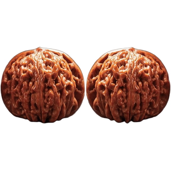 Natural Chinese Wenwan Walnuts – Hand Fidget Stress Balls for Relaxation and Exercise