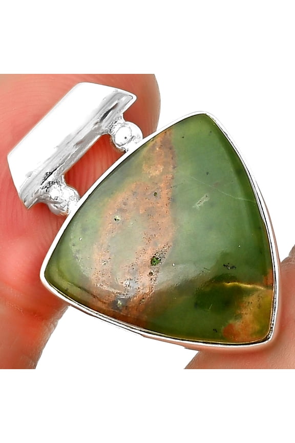 Natural Chrome Chalcedony 925 Sterling Silver Pendant Jewelry P-1259 SDP132901