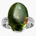 thumbnail image 1 of Natural Chrome Chalcedony 925 Sterling Silver Ring s.7 Jewelry R-1338 SDR165406, 1 of 5