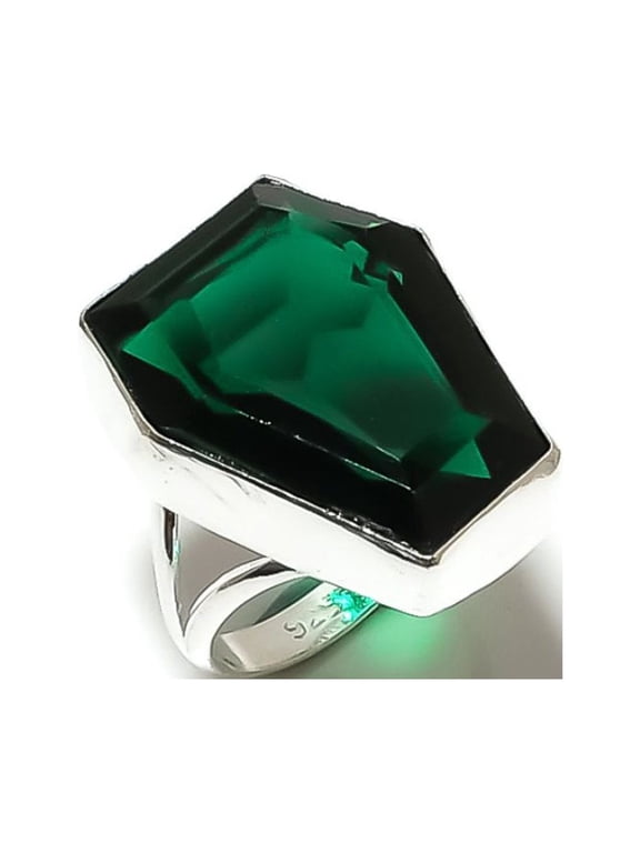 Natural Chrome Diopside Gemstone 925 Sterling Silver Gift Ring Size 5