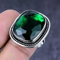 thumbnail image 1 of Natural Chrome Diopside Gemstone Handmade 925 Steling Silver Ring Size 8.5, 1 of 2