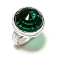thumbnail image 1 of Natural Chrome Diopside Gemstone Handmade 925 Sterling Silver Gift Ring S.8, 1 of 2